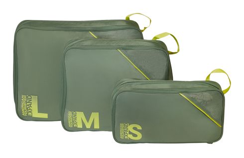 American Tourister Packing Cubes S / M / L Olive / Lime