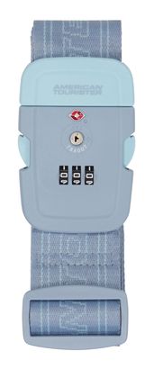 American Tourister Luggage Belt TSA Stone Blue / Blue
