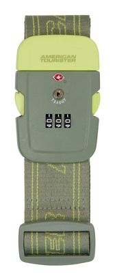 American Tourister Luggage Belt TSA Olive / Lime