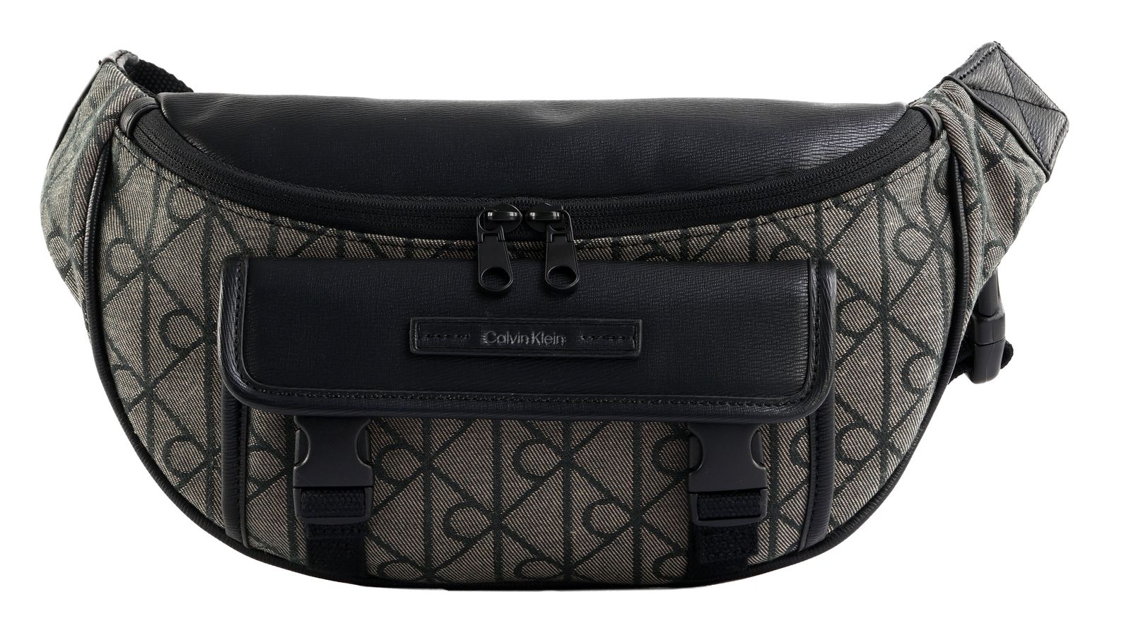 Calvin Klein Mixed Emblem Aop Waistbag Lotus Beige / Black