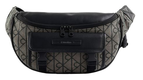 Calvin Klein Mixed Emblem Aop Waistbag Lotus Beige / Black