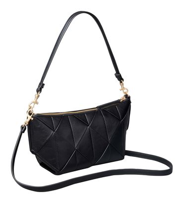 Calvin Klein Woven Shoulder Bag Black