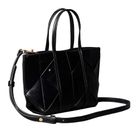 Calvin Klein Woven Mini Tote Crossbody Black