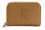 Calvin Klein Block CK Medium Zip Around Wallet Tannin Calvin Klein Block CK Medium Zip Around Wallet Tannin