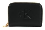 Calvin Klein Block CK Medium Zip Around Wallet Black Calvin Klein Block CK Medium Zip Around Wallet Black