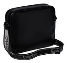 Calvin Klein Bold Logo Webbing Flight Bag Black