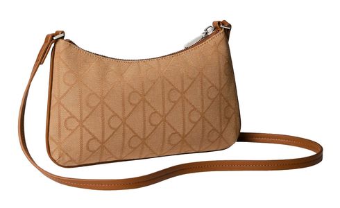 Calvin Klein Emblem Jacquard Convertible Mini Bag Cornstalk