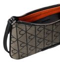 Calvin Klein Emblem Jacquard Convertible Mini Bag Lotus Beige / Black