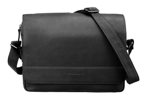 GREENBURRY Fiorentina A4 Crossover Bag Black