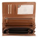 GREENBURRY Fiorentina Long Ladies Wallet RFID Tan