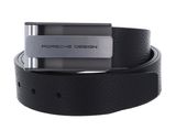 PORSCHE DESIGN Business Hook Belt Buckle 35 W115 Black - kürzbar