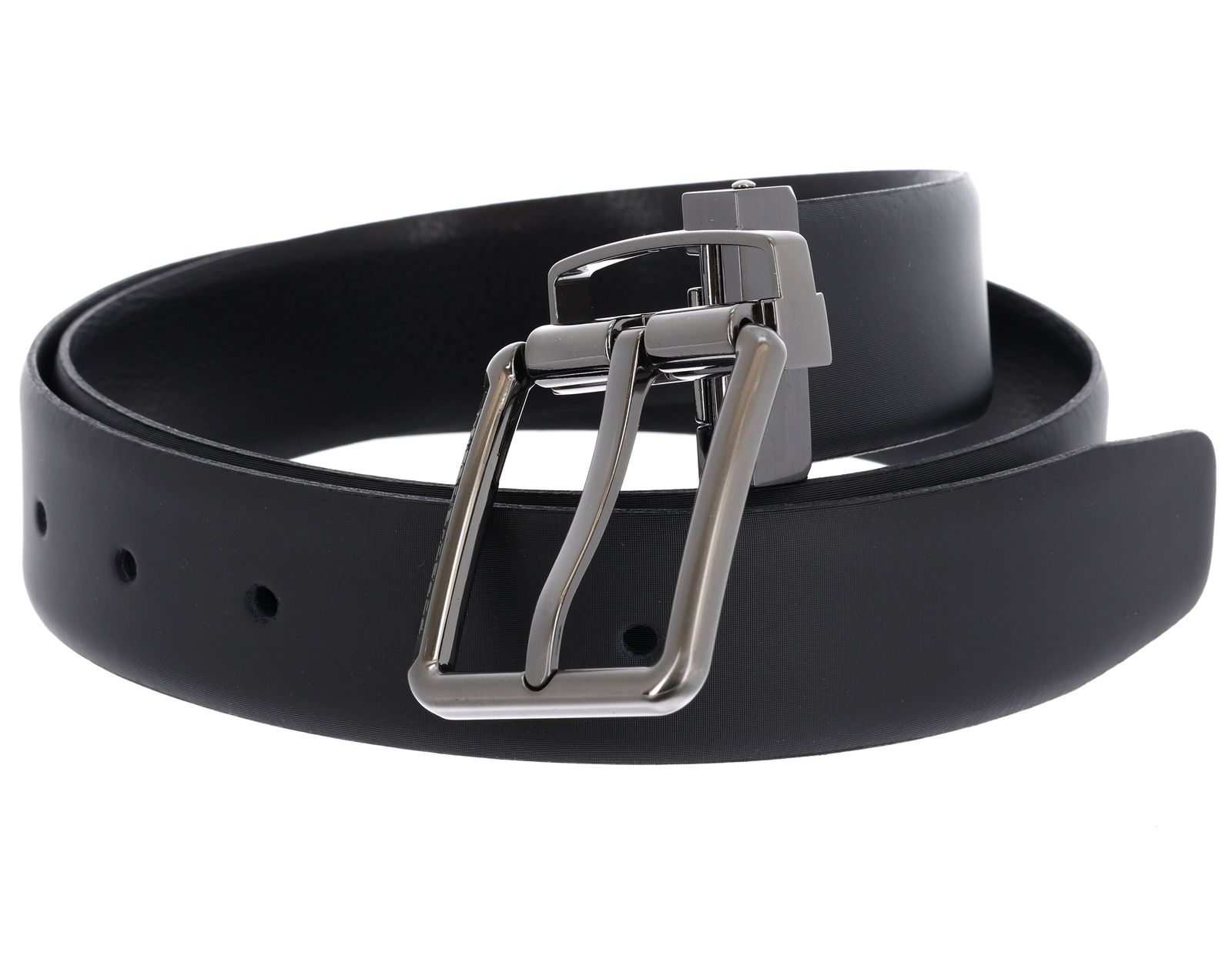 PORSCHE DESIGN Raso - Zeus Business Belt Reversible 3,5 W115 Black - Black - shortenable PORSCHE DESIGN Raso - Zeus Business Belt Reversible 3,5 W115 Black - Black - shortenable