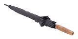 Knirps Timber Stick Automatic Dark Grey