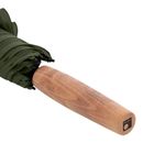 Knirps Timber Stick Automatic Olive