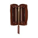 BURKELY Fine Florence Zip Around Wallet M Chestnut
