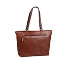 BURKELY Fine Florence Wide Tote 15.6" Chestnut