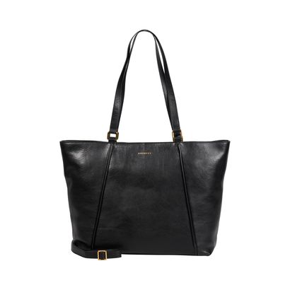 BURKELY Fine Florence Wide Tote 15.6" Black