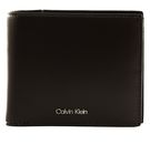 Calvin Klein Raised Bill Fold W / Coin Wallet CK Dark Brown Calvin Klein Raised Bill Fold W / Coin Wallet CK Dark Brown