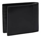 Calvin Klein Raised Bill Fold W / Coin Wallet Black