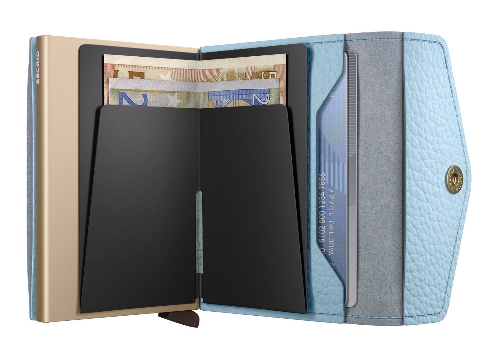 Secrid Envelope Wallet Pebble Ice Blue Secrid Envelope Wallet Pebble Ice Blue