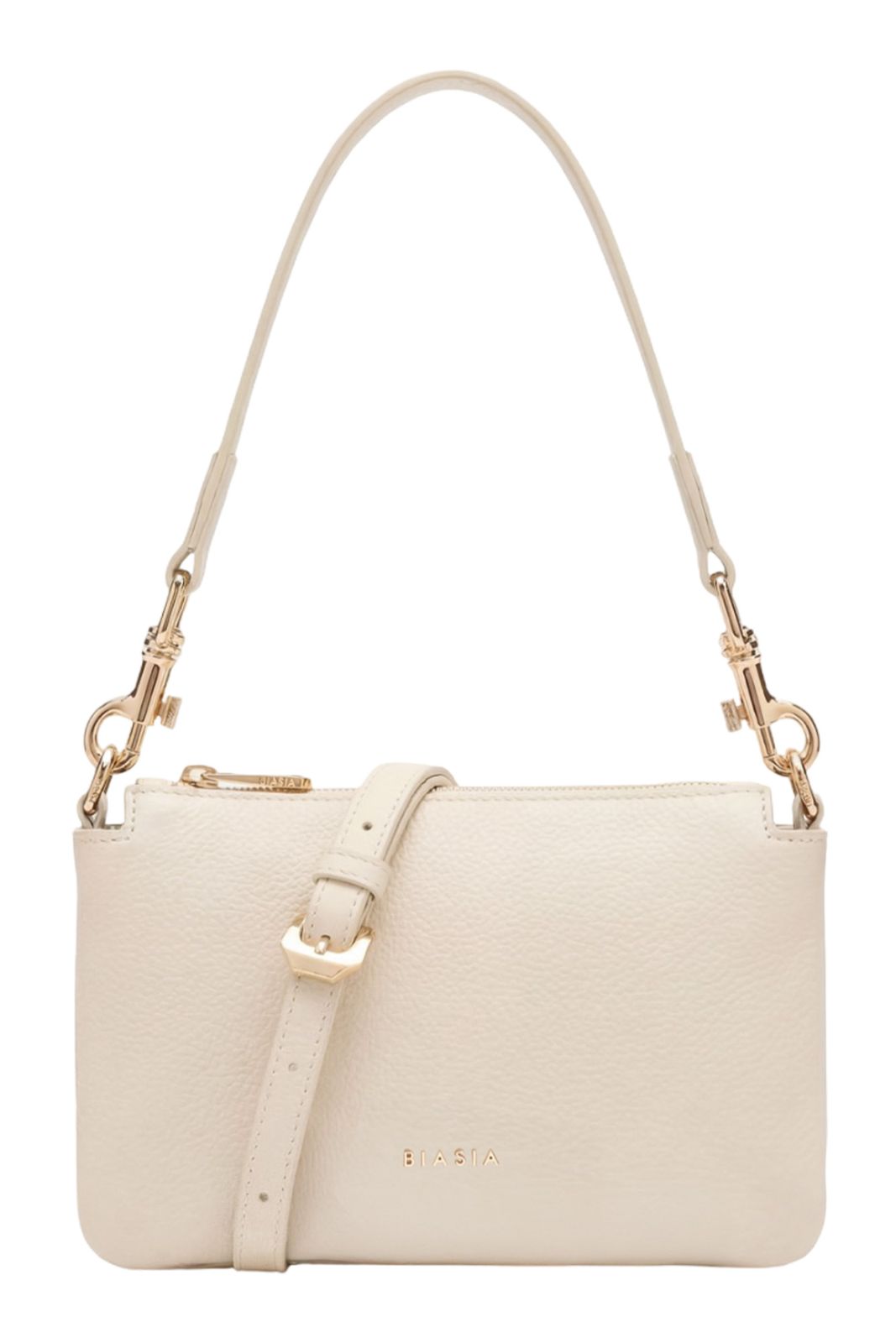 BIASIA Feather Small Crossbody Bag Avorio