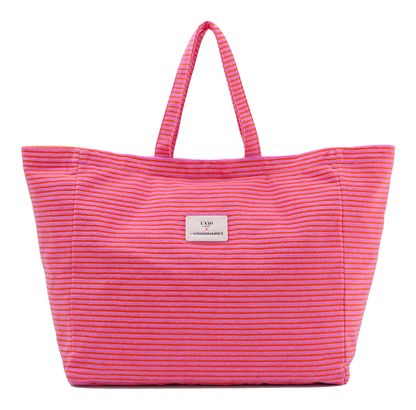 Unio Hamburg x Les Visionnaires Frottee Unio Beach Bag Pink Red