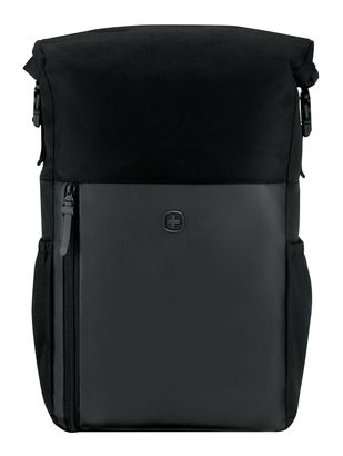 WENGER UrbanOne 15,6″' Roll-Top Backpack Black