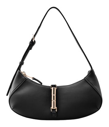 SEIDENFELT MANUFAKTUR Loviisa East-West-Shoulderbag Black