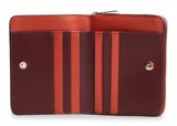 TOMMY HILFIGER TH Icon Zip Around Wallet With Flap M Velvet Maroon