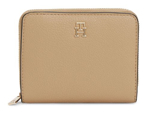 TOMMY HILFIGER TH Icon Zip Around Wallet With Flap M Classic Khaki