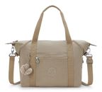 kipling Basic Eyes Wide Open Art Tote Soft Taupe