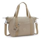 kipling Basic Eyes Wide Open Art Tote Soft Taupe