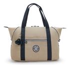 kipling Eyes Wide Open Art M Travel Tote Soft Taupe C