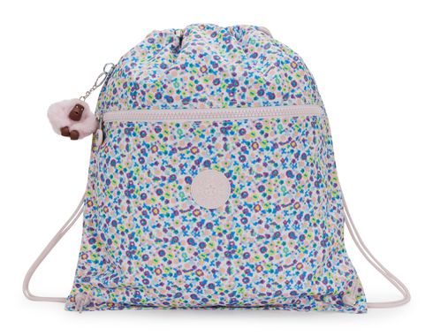 kipling Back To School Print Supertaboo Backpack M Digi Flower Prt
