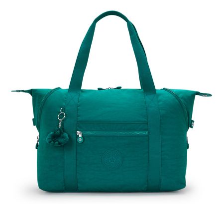 kipling Eyes Wide Open Art M Travel Tote Outspoken Green