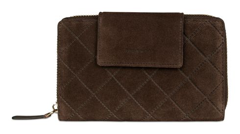 bugatti Fabia Ladies Zip Wallet L Brown