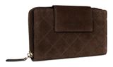 bugatti Fabia Ladies Zip Wallet L Brown