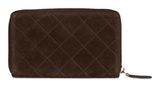 bugatti Fabia Ladies Zip Wallet L Brown