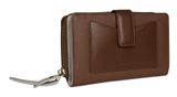 bugatti Viola Ladies Zip Wallet L Cognac - Grey