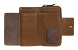 bugatti Fabia Ladies Long Zip Wallet Cognac