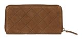 bugatti Fabia Ladies Long Zip Wallet Cognac