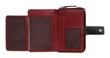 bugatti Viola Ladies Zip Wallet M Black - Red