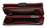 bugatti Viola Ladies Zip Wallet M Black - Red