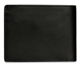 bugatti Roccia Wallet with Flap Black