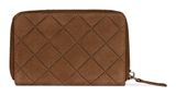 bugatti Fabia Ladies Zip Wallet M Cognac