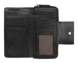 bugatti Fabia Ladies Long Zip Wallet Black