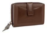 bugatti Viola Ladies Zip Wallet M Cognac - Grey