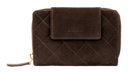 bugatti Fabia Ladies Zip Wallet M Brown
