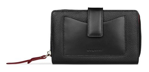 bugatti Viola Ladies Zip Wallet L Black - Red