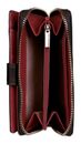 bugatti Viola Ladies Zip Wallet L Black - Red